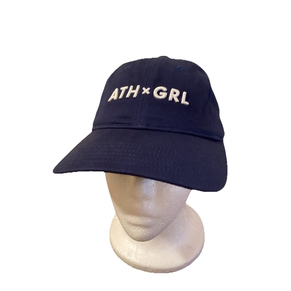 Athleta‎ Girl Hat Cap ATH x GRL Hat Cap  Navy Blue Adjustable Back NEW